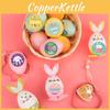 Xh018 Colorful Easter Egg Rabbit Chick Gift Envelope Sealing Party Decoration Stickers