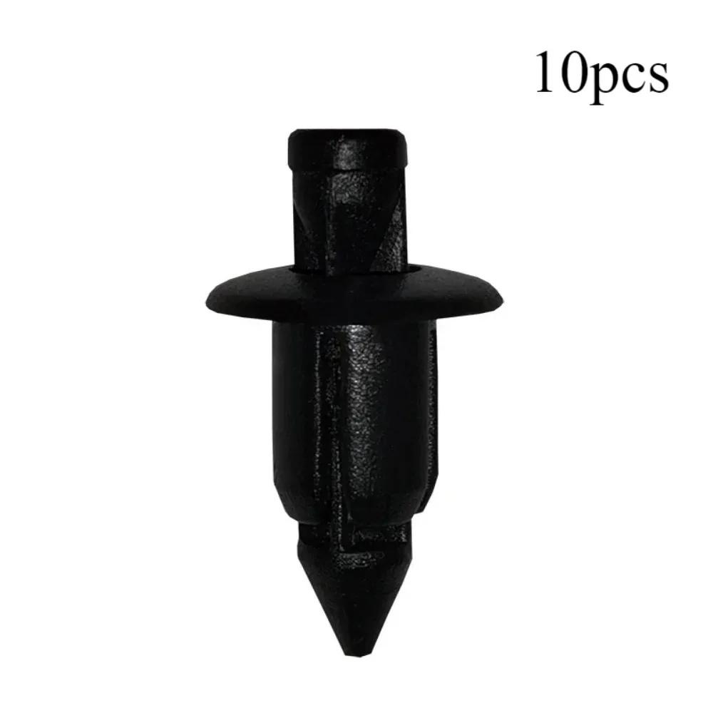 

20PCS Motorcycle Clips - Threaded Rivet for Suzuki/Yamaha Fairings, Black Arrowhead Nail Clip w/Anti-Vibration Fit
