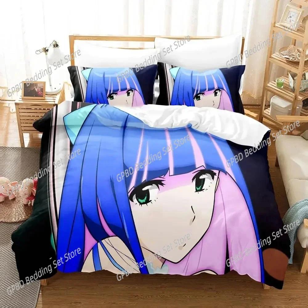 Anime Panty Stocking Garterbelt Bedding Set Duvet Cover Bed Set Quilt Cover Pillowcase Comforter king Queen Size Boys Adult