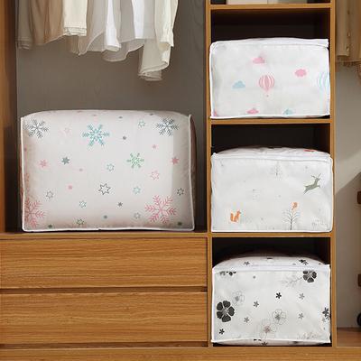 Foldable Storage Bag,Clothes Blanket Quilt Closet Sweater Organizer Box Pouches