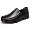 Hot Sale Leather Casual Shoes Men All-match Outdoor Soft Driving Shoes Lightweight Skate Shoes Men Moccasins Flats Mens Sneakers