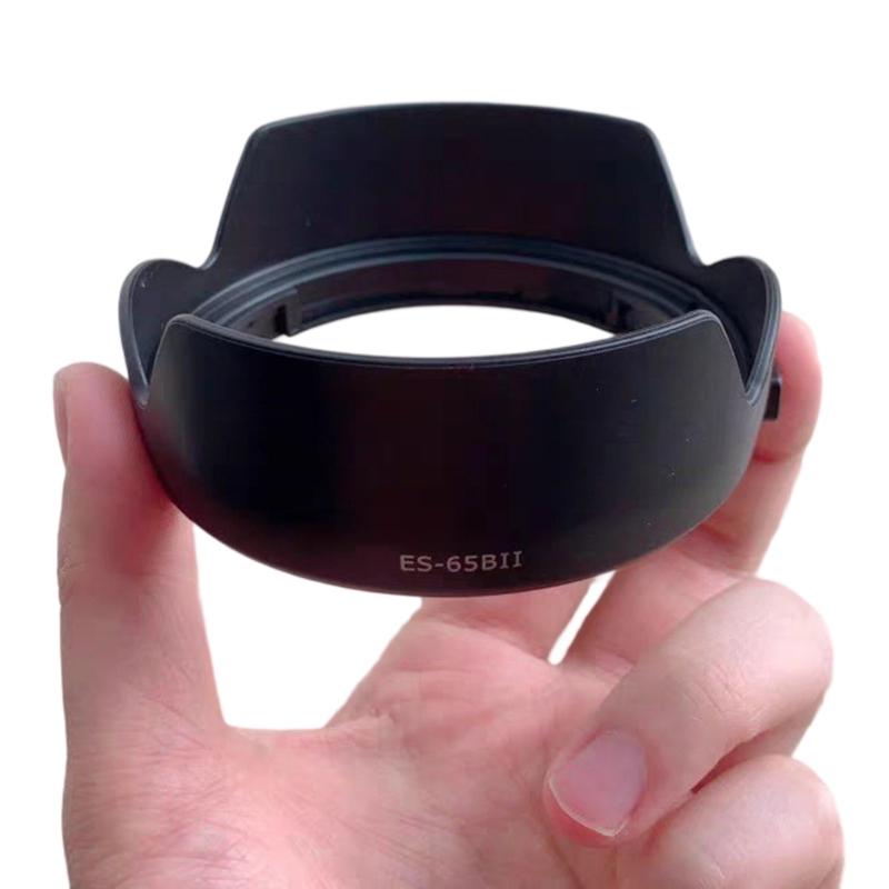65BII Lens Hood for RF 50mm f/1.8 R5 RP R Camera Reversible Lens Shade Replacemeng Lens Hood Lens Accessories