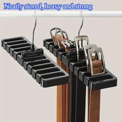 1pc Multifunctional Large Capacity Belt Rack | Space-Saving Wardrobe Storage Box for Belts, Ties, Scarves, Hats, And, Perfect Gift