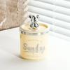 Luxury Bear Cotton Pad Organizer Bathroom Storage Box Cotton Swabs Toothpick Cosmetics Jewelry Makeup Container Box Dropshipping