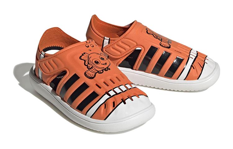 adidas Closed Toe Sandals Disney Finding Nemo And Dory Orange Core Black Cloud White PS HP7753