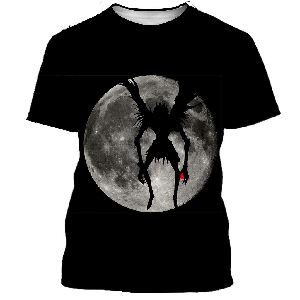 

Аниме Death Note 3d футболка с принтом для мужчин и женщин модные повседневные футболки в стиле Харадзюку уличная одежда в стиле хип-хоп футболка XL