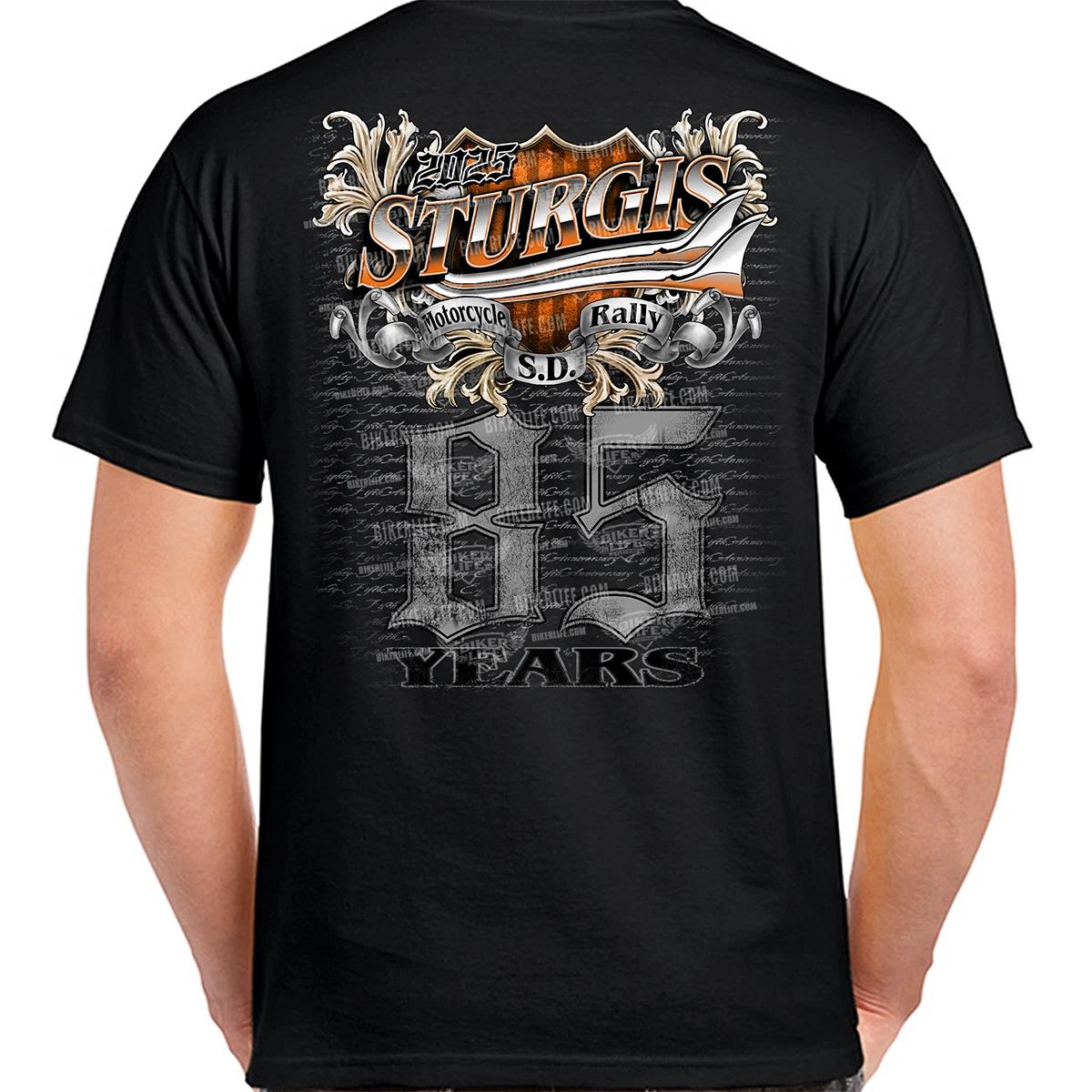 2025 Sturgis Motorcycle Rally Big 85th T-Shirt No Harley XXXXL