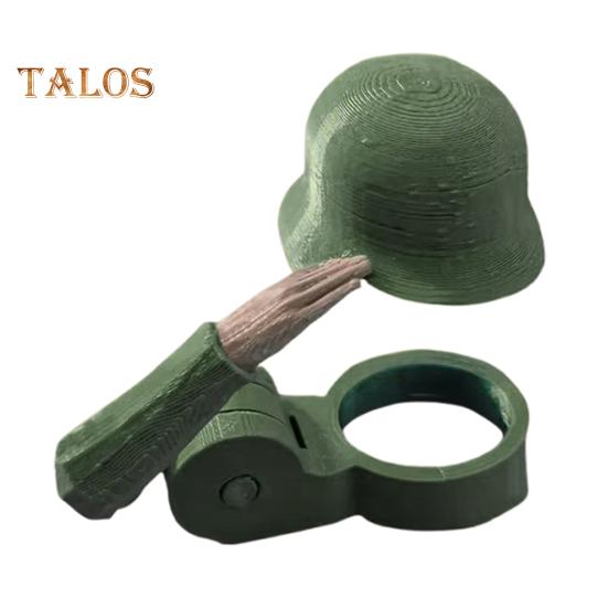 

Солдатский салют, пивная бутылка, шлем, многоразовый чехол для бутылки, пылезащитный, герметичный, защитный колпачок, новинка, подарок для ветеранов, коллекционеров зелёный