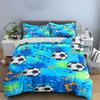 Soccer Balls, Abstract Splashes. Bedding Sets Duvet Cover Sets Duvet Covers Pillowcases(1 * Duvet Cover 2 * Pillowcases, Without Duvet Insert)
