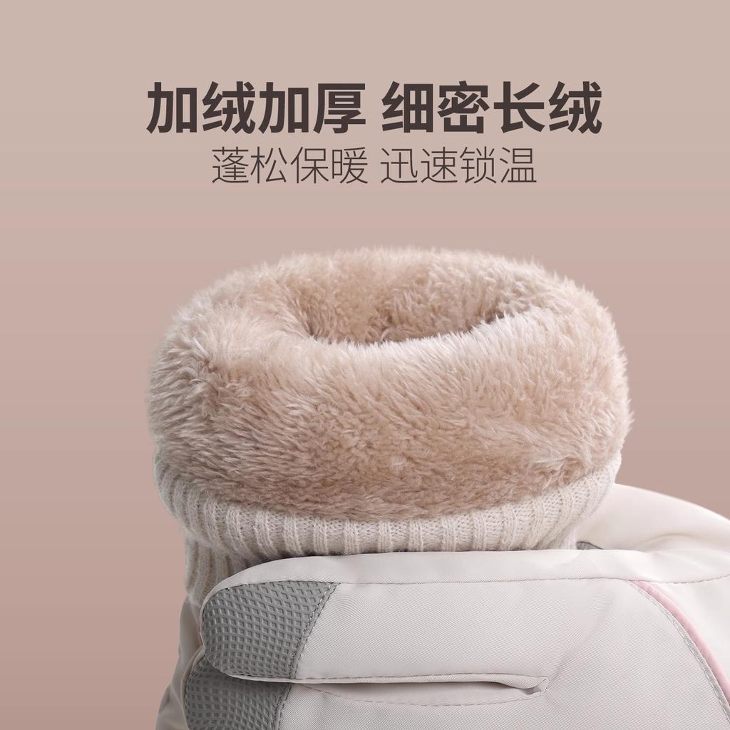 Ski Gloves Women's 2025 New Autumn Velvet Thickened Warm and Cold Electric Vehicle Riding Gloves