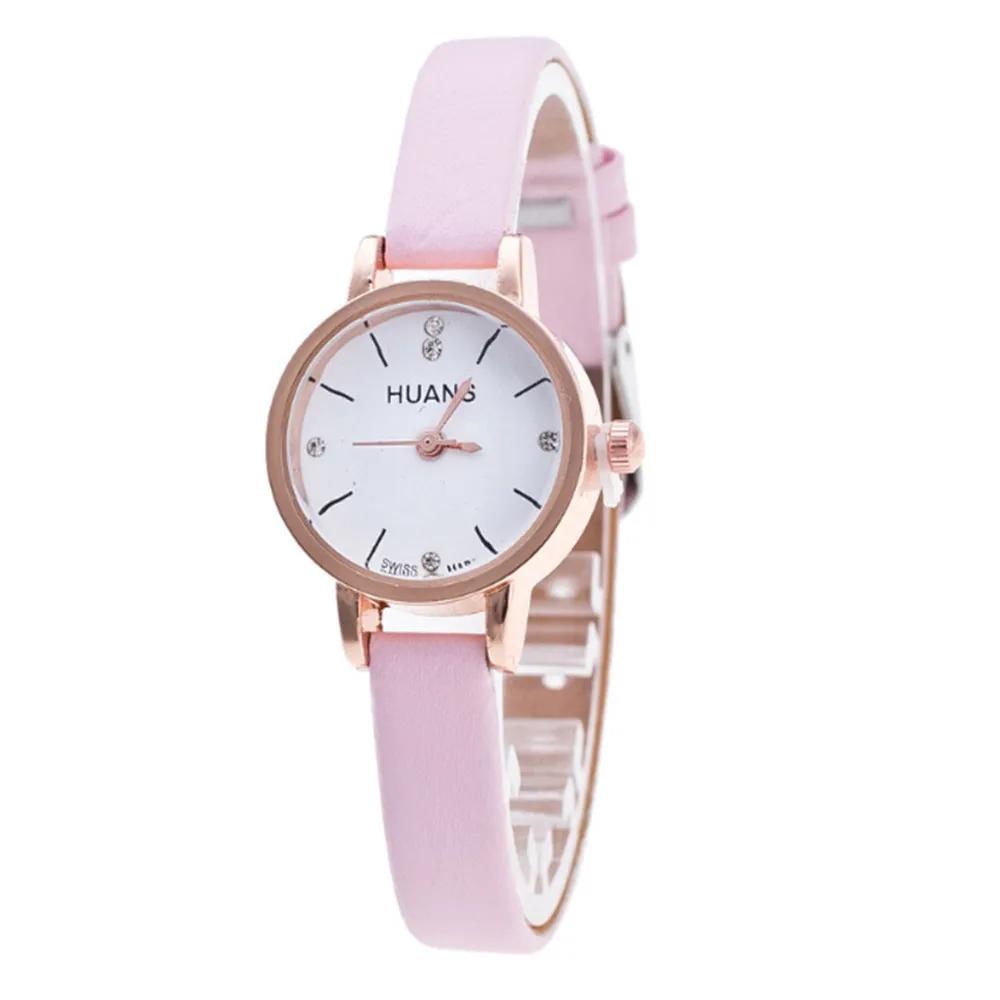 Minimalist Fashion Wristwatch Woman Fine Strap Circular Small Dial Simplicity Elegant Temperament Quartz Clock Everyday Watch