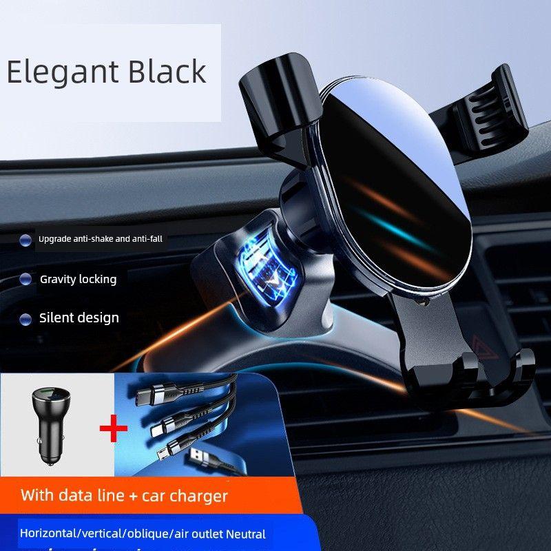 Mobile Phone Car Mount Anti-Shake 2024 New Model Universal Gravity Sensing Navigation Support for Car Air Vent