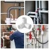 PVC Tee, Tee PVC Fittings | 3D Pipe Connections 3D 3-Way Square 5-Way White