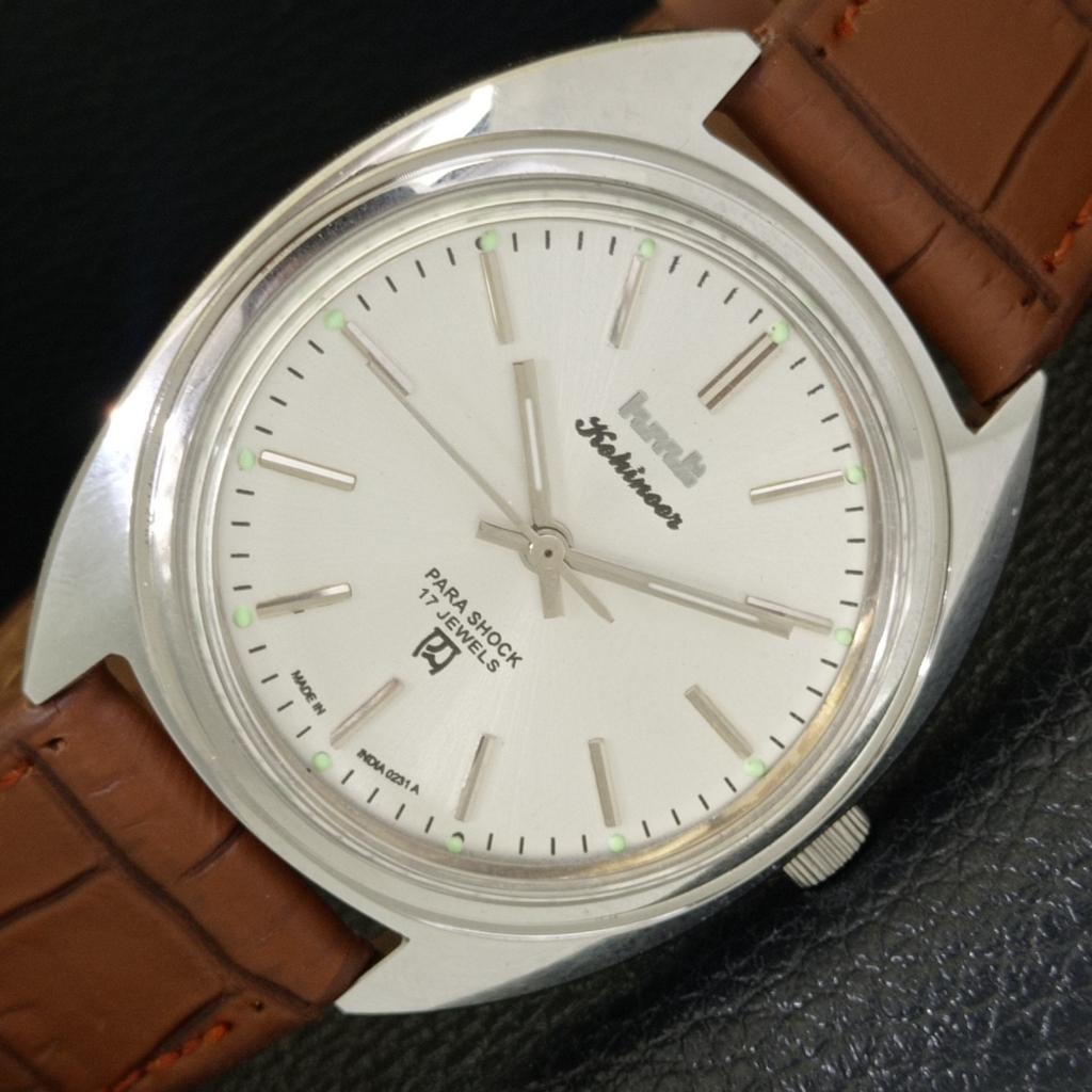 

ВИНТАЖНЫЕ ЧАСЫ HMT KOHINOOR С РУЧНЫМ ЗАВОДОМ, ИНДИЙСКИЕ МУЖСКИЕ ЧАСЫ С СЕРЕБРИСТЫМ ЦИФЕРБЛАТОМ a440998-4 HT-a440998