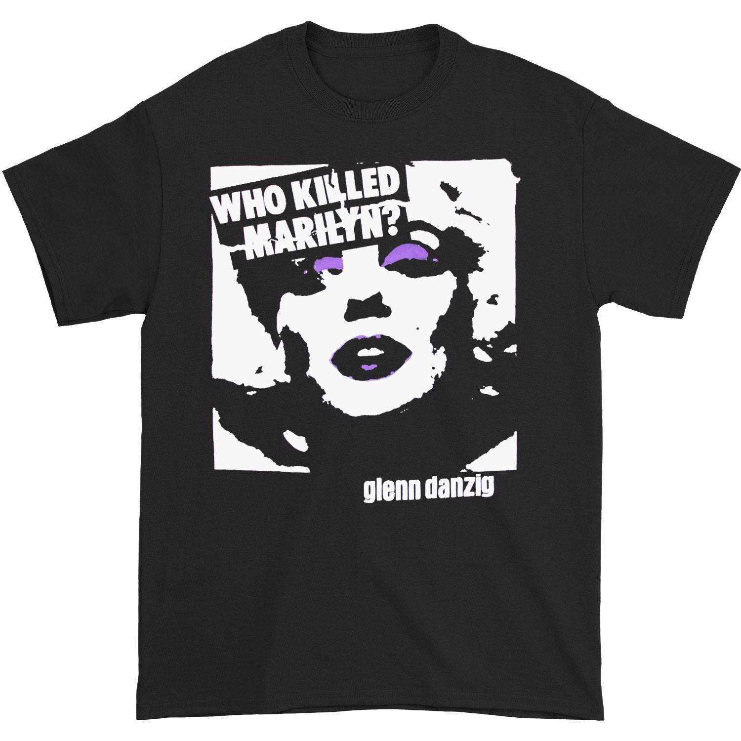 Men s Danzig Who Killed Marilyn T-shirt Small Black L