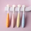 Oral Cleaning Children Toothbrush Soft Bristles V-shaped Three-sided Toothbrush  Oral Care