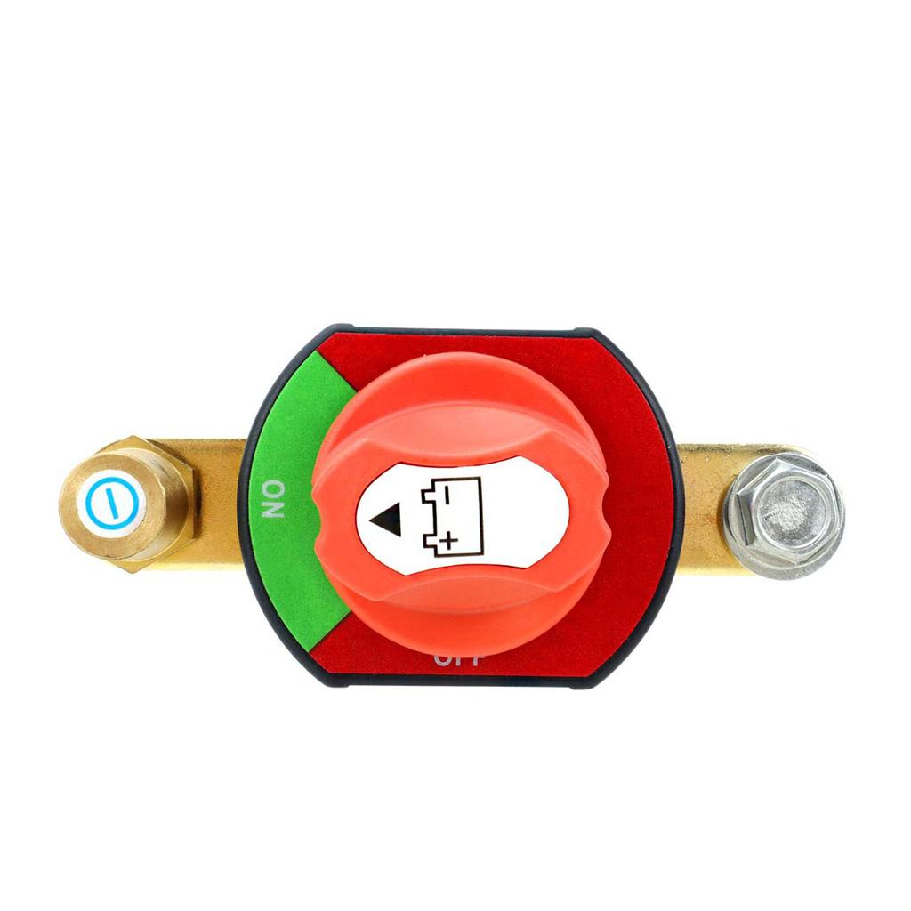 Side Post Battery Disconnect Switch for Car RV Boat Marine Battery Switch Disconnect Power Cut Shut Off Screw Type