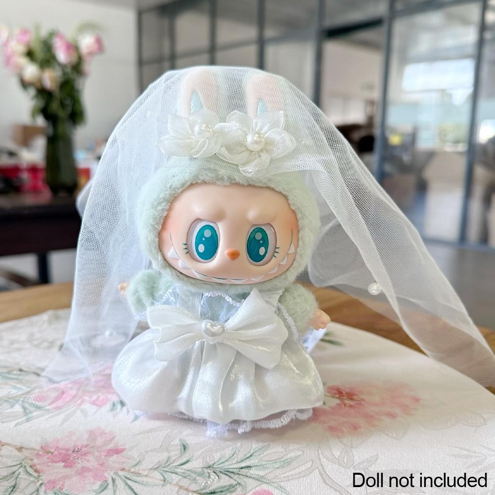 

Для 17 см Кукольная одежда Лабубу Модная одежда Толстовки Кукольная одежда Цветовые толстовки Кукольные аксессуары Милые украшения Маленькая одежда 03