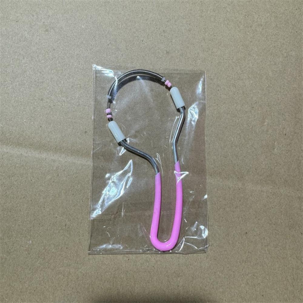 Tragbarer, schmerzfreier Hand-Gesichtshaarentferner mit farbigen Perlen in 3 verschiedenen Farben - Federrollen-Epilierer für Augenbrauen, Oberlippe usw.