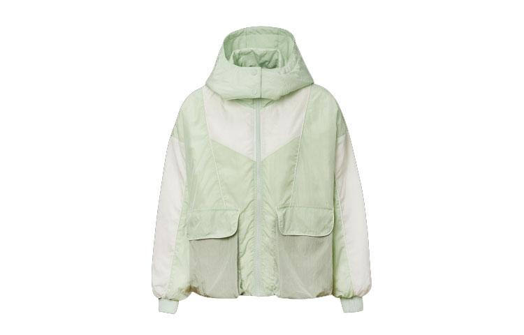 Converse Jackets Women s Green Hooded Moderate Other 10020547-A02 XL
