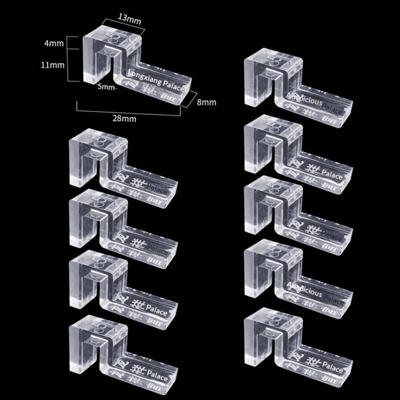 

10Pcs Aquarium Bracket Support Frame Mini Acrylic Fish Tank Glass Cover Holder Aquarium Accessories 5/6/8/10/12/15/19mm