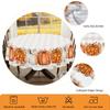 1 Piece Of Autumn Thanksgiving-Themed Printed Tablecloth, Pumpkin And Maple Leaf Pattern Design, Farmhouse Style, Suitable For Autumn Harvest Festival