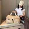 New fashion travel bag women's rhombus large-capacity handbag dry and wet separation swimming fitness bag yoga bag