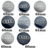 4 Τεμάχια Κατάλληλο για Audi TT A3 A4 A5 A6 A7 A8 S4 S6 A1 A2 Q2 Q3 Αυτοκίνητο Κάλυμμα Κέντρου Τροχού Σήμα Αξεσουάρ Τροποποίησης