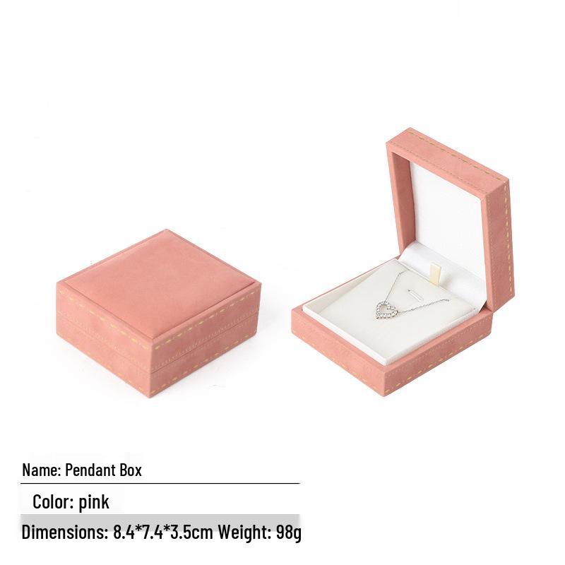 Elegant Italian Hot Stamping Lace Jewelry Box for Bracelets, Pendants, Necklaces, and Rings