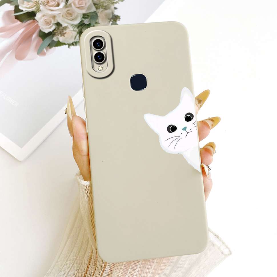 6.3" For Vivo V11i Cover Cute Cat Rabbit Protective Shockproof Case Vivo V11i V 11i 1806 VivoV11i Soft Silicone Phone Casing