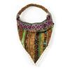 Floral Head Kerchief Scarf Ethnic Style Triangle Head Scarves Stretch Women Turban  Summer