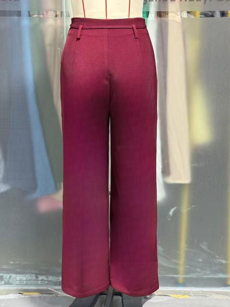 High-End Women's Versatile Slimming Straight-Leg Pants