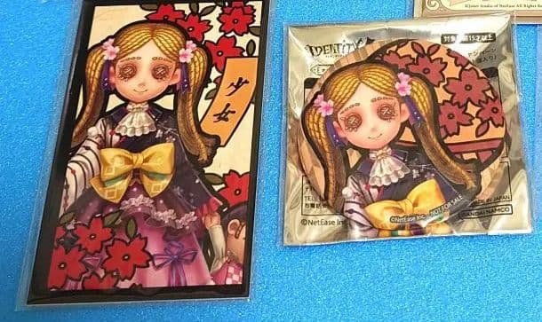 

[USED] Identity V Girl Namco Bonus Card Namco Washi Can Badge