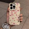 Рожевий чохол з метеликом та трояндою для iPhone 17 Pro Max/16/15 та iPhone 13/12/11 Mochi Shell