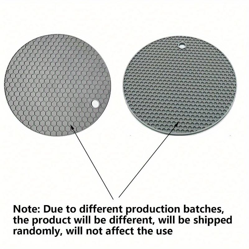 Placemats, Non-Slip Pads, Pot Holders, Table Mats, Heat Insulation Coasters, Multi-Function Round Heatproof Silicone Mats