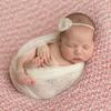 Newborn Photography Props  Wraps Solid Color Lace Elastic Fabric Hollow-out Blanket Photograph Accessories (50x160cm)