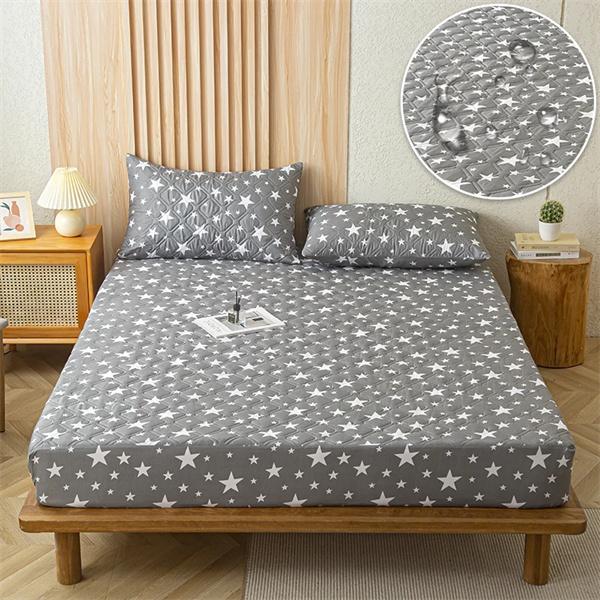 Wasserdichter Matratzenbezug aus verdickter Baumwolle, Anti-Milbe, antibakteriell, Spannbetttuch, Bettdecke(KEIN KISSENBEZUG)