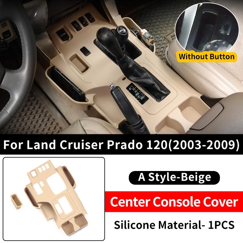 For Toyota Land cruiser 120 LC120 Prado j120 2003 2009 Center Console Dust-Proof Cover Mat Protect Scratch Interior Accessories