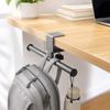 Clamp on Desk Side Hook Carbon Steel Desk Side Handbag Rack Desk Edge Hook  Home Office