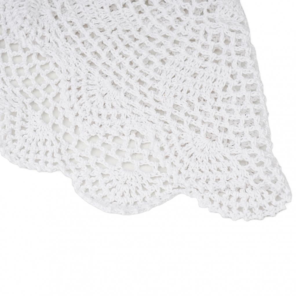 Hjem Dukkebrikke Bordduk Matte Bomull Heklet Dukkebrikke Matter