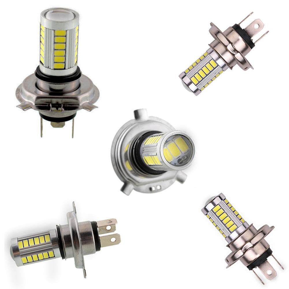 H4/H7/9005/9006 33SMD 800LM COB LED Düşük Tüketim Yüksek Güç Araba Canbus Far Ampulü Koşu Işığı Beyaz Motosiklet Sis Lambası