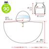 Ogawa Rain Kukka Hippo Dinosaur Design with Reflective Backpack with Storage 83367 Kids' Poncho, 90cm, Tape, Hippopotamus-Shaped Bag,