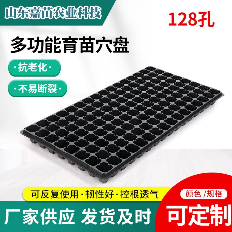 128-Cell Plastic Seedling Tray with Garden Design for Seed Starting