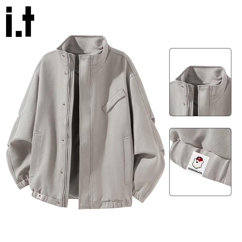Men s American Style Stand-Collar Casual Jacket L