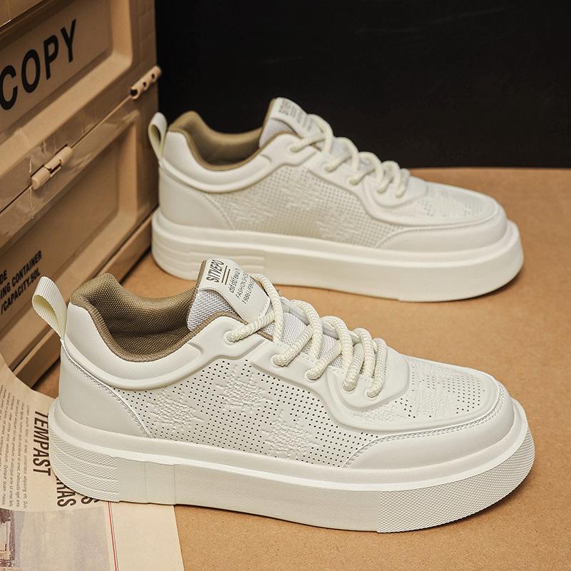 Jinjiang Men's Shoes New Summer Breathable Fashion Casual Board Shoes Printed Soft-soled Sports Shoes Thin Versatile Little White Shoes