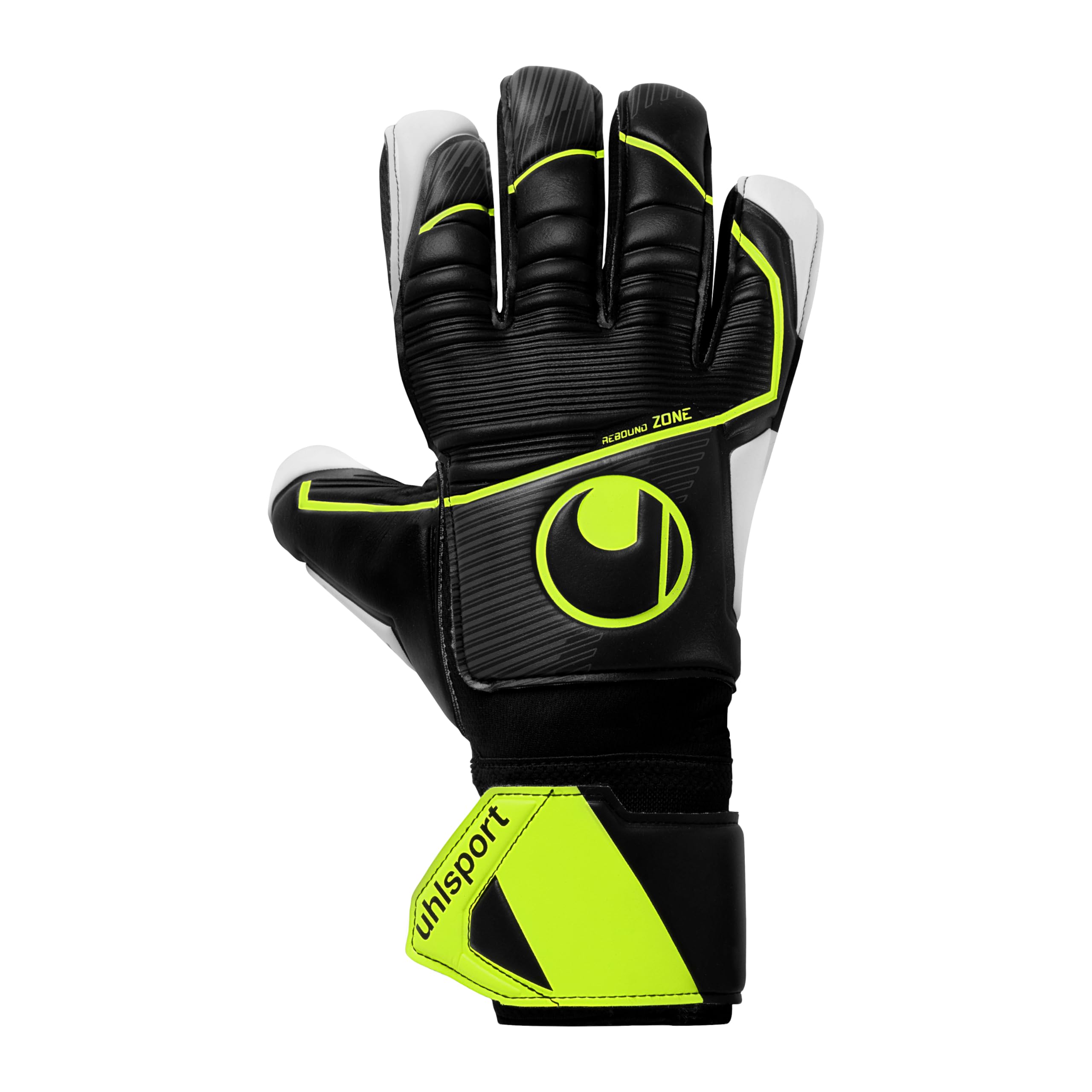 

uhlsport Match Soccer GK Keeper Gloves Super Soft Half Negative Flex Frame 1011352 01 8