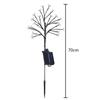 Solar Lawn Decorative Lights IP65 Waterproof Tree Form Lawn Atmosphere Light  Easy Installation Dustproof for Home Garden