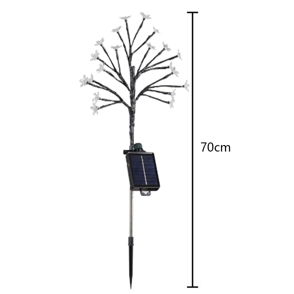 Solar Lawn Decorative Lights IP65 Waterproof Tree Form Lawn Atmosphere Light  Easy Installation Dustproof for Home Garden