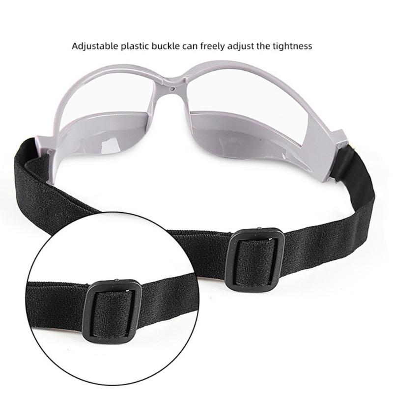 Adjustable Elastic Strap Basketball Glasses For Dribble Training No Lenses Anti Fog Sports Equipment Teens Gift