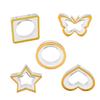 5 Pcs Acrylic Clear Napkin Buckle Table Decor for Christmas Wedding Party